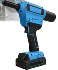 Heavy Duty Cordless Electric Rivet Gun Battery Powered Pop Riveter With Brushless Motor for smooth operations, blue design