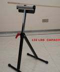 Heavy Duty Adjustable Roller Stand 2 Pack Folding Steel Work Support with 132 lbs capacity for DIY projects