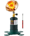 6200BTU Propane Heater With Windproof USB Lighter For Camping And Outdoor Use Portable Gas Heater With Cylinder Stand Reliable Heat Source For Backcountry Or Backyard Fuel Not Included