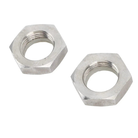 Two nuts from Beefy Heavy Duty Outboard Engine Clamp Bracket Bolt Kit Aluminum Alloy Replacement Set for Marine Use