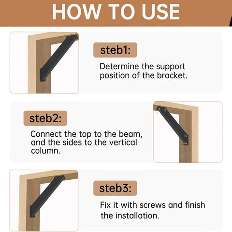 Beefy Heavy Duty 45 Degree Angle Bracket Set For Pergola Posts And Beams Wood Post Support Bracket Kit For Pergolas Gazebos Patios Tree Houses Includes Two Pieces