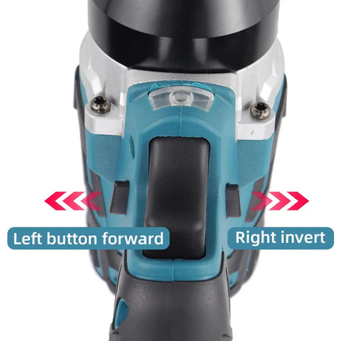 A Straight Up Badass Cordless Electric Rivet Nut Gun Set Built With Automatic M3 To M12 Ram Head Specs showing control buttons and settings.