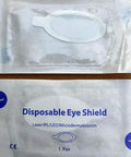Rock Solid Disposable Laser Eye Shields For IPL Led Facial Treatments Easy Application Medical Pads With OD7 Barriers packaged and ready for use.