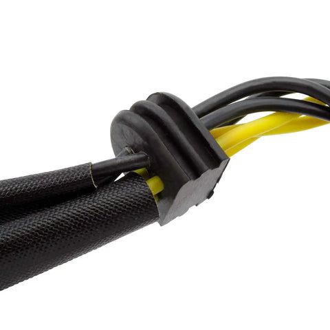 Wiring harness with protective casing for Heavy Duty Dual Output Stator With Voltage Regulator Rectifier And Plug And Play Gasket Swap For Polaris RZR Ranger ACE General Total Charging System Fix Up 2013 Through 2025.
