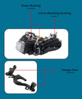 Heavy Duty Motorcycle Engine Mount Bushings Kit For Chinese GY6 4 Stroke 125cc 150cc Scooter Engine showing power bushings and hanger liner.