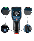 Heavy Duty Stud Finder Wall Scanner With Slick Visual Center Marker detects materials shown on digital display