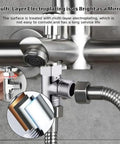 Rock Solid Three Way Brass Diverter Valve Tee Joint Connector With Half Inch Threading For Heavy Duty Bathrooms close-up of chrome-plated fitting