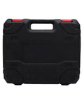 Nifty 2-Speed Cordless Drill for Home Use with US Plug storage case black plastic with carry handle for organizing tool accessories.