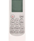 Top Shelf Mini Split Air Conditioner Remote Control Replacement with buttons for cooling and heating functions.