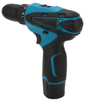 Tough As Nails 12V Cordless Drill Packed With A Sleek 1300mAh Lithium Battery Two Fast Speed Modes And A Bright Built In Led Work Light with keyless chuck.