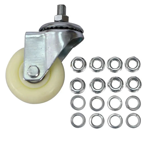 3 inch swivel caster wheel part for Whopping 6000 Lb Capacity Car Wheel Dollies Set Of 4 Heavy Duty Steel With Locking Brakes.