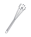 Stainless Steel Ball Whisk With Silicone Tips 10.5 Inch 24 Pack Non Scratch Dishwasher Safe Non Stick Silicone Ball Whisk For Cooking And Baking Great For Sauces And Gravies Kitchen Workhorse displayed on a white background