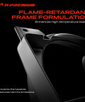 Flame-retardant frame formulation for engine radiator cooling fan assembly, enhances high-temperature stability for safety.