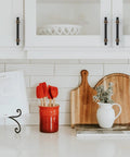 Kitchen cabinet with 30 Pack 5 Inch Matte Black Cabinet Handles for Kitchen Cabinets and Cupboards Durable Black Cabinet Pulls