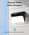 All In One Solar Wall Light Camera With 8GB Storage For Outdoor Security, Wireless Spotlight Cam installed on exterior wall