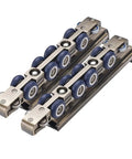 Rock Solid Door Roller Pulley With Heavy Duty Nylon Wheels And Hassle Free Glide Track For Smooth Wooden Furniture Sliding Doors, showing 22mm bearing rollers.