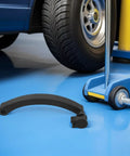 Plastic Tire Balancer Handle Replacement For Wheel Balancers Universal Pro Grade Hand Gauge And Measurement Wheel Easy To Use High Precision For Auto Repair Shops Fits Cars Trucks Motorcycles And More, black plastic handle on floor
