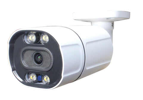 Side view of 4K Analog Security Camera 8MP TVI Bullet Camera For CCTV Coax BNC IR Night Vision Waterproof Metal Housing 2.8mm Lens