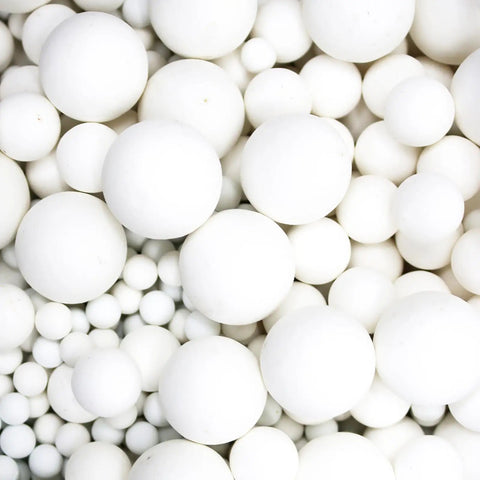 Alumina ceramic balls for Workhorse Industrial Ball Mill Grinding Machine 220V For Wet Powder Milling, 110Lb Capacity, Ultra Fine Grinder