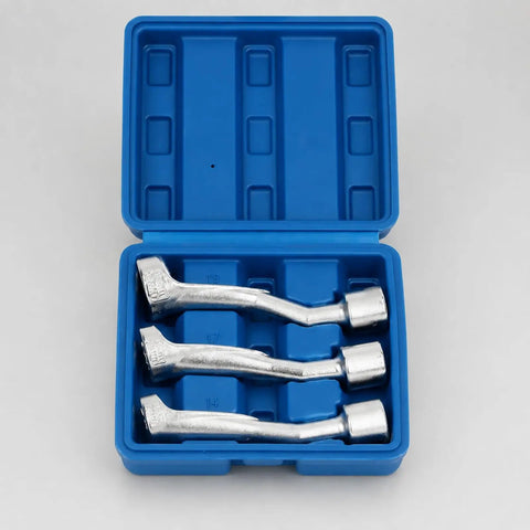 Top Tier Molybdenum Steel Socket Wrench Set with Secure Storage Case for Mechanics and Auto Repair Hobbyists showing silver polished sockets.