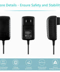 Top Shelf AC Adapter Compatible With Startech SV565UTPUL VGA KVM Console Extender, sleek black PSU with safety features.