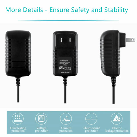 Top Shelf AC Adapter Compatible With Startech SV565UTPUL VGA KVM Console Extender, sleek black PSU with safety features.