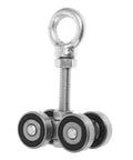 Heavy Duty Steel Sliding Door Track Roller Built Tough As Nails For Smooth As Butter Gliding And High Impact Resistant Performance Garage Door Replacement Accessory, featuring durable steel and rollers.
