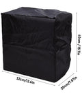 Heavy Duty Electric Vehicle Wall Charger Cover 2 Pack Waterproof Adjustable Ev Charging Station Protector With Secure Drawstring, black, 40cm x 32cm x 20cm.
