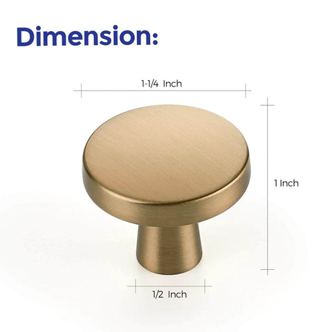 Solid Round Kitchen Cabinet Knobs 30 Pack Single Hole Pulls In Champagne Bronze Oil Rubbed Finish For Cabinets And Drawers Strong Zinc Build Easy Install Upgrade Your Kitchen Ravinte