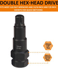 Zero Sweat 16 Piece Locking Lug Nut Master Key Set Cracks Tough Wheel Locks By Fitting SAE And Metric Tips To Spline Star Hex And Fluted Hex Drives For Backyard Gear Heads double hex-head drive socket 12mm and 20mm sizes for quick switching.