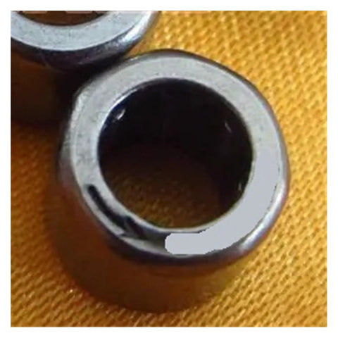 One Way Clutch Needle Roller Bearing Assortment Set, 100 Pieces showing close-up of metal rollers for automotive transmissions.