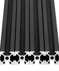 Gear Up For Your Next Build With This Rock Solid 4 Piece Set Of 600mm 2020 Aluminum Extrusion T Slot Linear Rails featuring cross-section view.