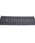 50W Flexible Monocrystalline Solar Panel With Dual USB Outputs For Camping Hiking Travel And Emergency Power Supply IP65 Outdoor Portable Charger