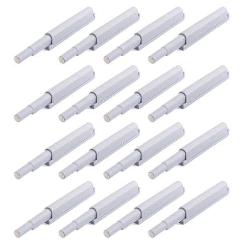 Heavy Duty Soft Close Damper Kit For Drawers And Doors Smooth Glide Retrofit Set With Nylon Buffers in 16-piece arrangement.