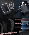 Slick Heavy-Duty EV Charger Enclosure With Pedestal Post Workhorse Weatherproof Lock Box For Outdoor Use detailed parts view with elastic layers.