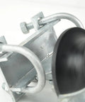 Heavy Duty Nylon Sliding Gate Rollers For Chain Link Fences Built Tough Pipe Track Wheels with galvanized steel mounting hardware.
