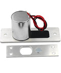Waterproof Heavy Duty Electric Drop Bolt Door Lock DC 12V Magnetic Induction Auto Deadbolt components showing metallic finish and wiring.