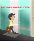 Infrared Safety Beam Sensor for Automatic Sliding Doors, High Sensitivity Anti Clip Device in use at home entrance.