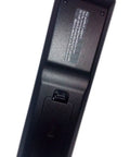 Back view of Universal Replacement Remote For Most TVs With Plug And Play Setup No Programming Required showing battery compartment