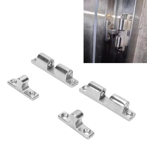 Adjustable Tension Double Roller Ball Catch Latch Lock Crafted From Rock Solid 316 Stainless Steel, marine-grade components displayed.