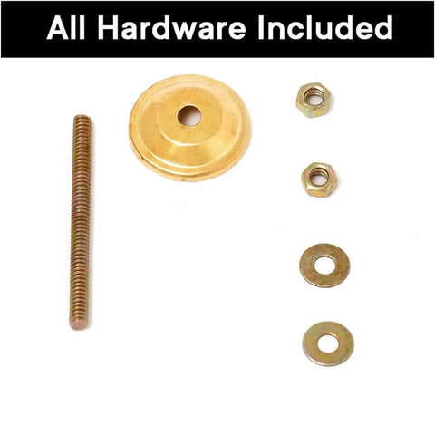 Included hardware for 100 Piece Black Ceramic Sparrow Drawer Knobs For Kitchen Cabinets Bedroom Dressers installation.