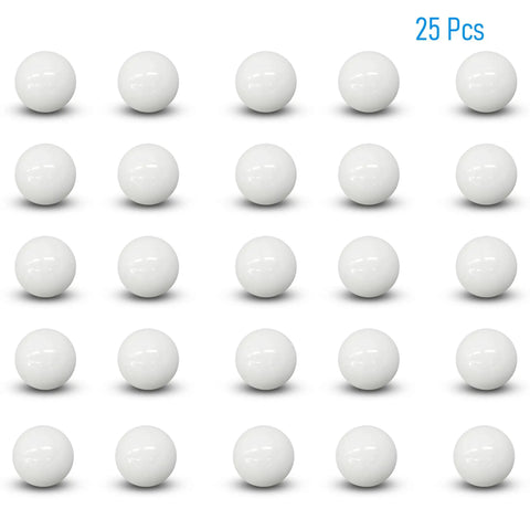 Top Shelf Twenty Five Pack G Five Precision Ceramic Bearing Balls Fifteen Sixty Fourth Inch Zirconium Oxide displayed in a grid.