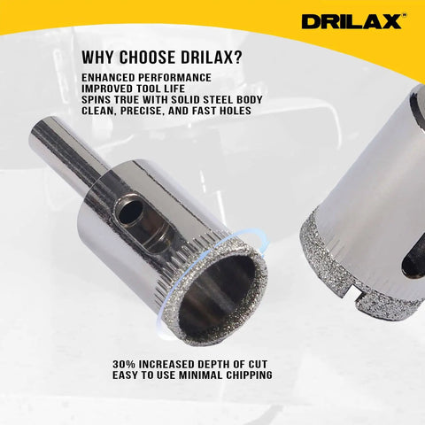 Five Eighth Inch Diamond Drill Bit For Glass Tile Ceramic Porcelain And Granite Countertops A Pro Grade Hole Saw