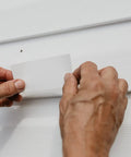 Self Adhesive Vinyl Siding Patch Kit Paintable White Patches Cover Cracks Durable PVC for Quick Siding Repairs