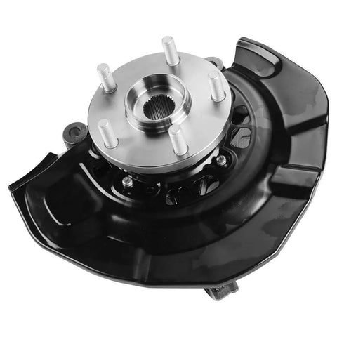 Built Rugged Front Wheel Hub And Bearing Assembly For 2005-2011 Toyota Avalon V6 Sedan Left And Right Pair, close-up view.