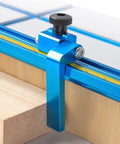 Dang Solid 1/4 20 Threaded Round Clamping Knobs Five Pack For T Track Table Saws Router Tables Miter Drills And Jigs on a T-track.