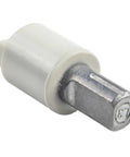 Close-up of Two Pack Hydraulic Soft Close Toilet Seat Hinges Replacement Damper Kit with zinc and polymer materials.