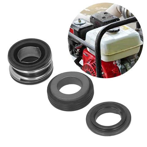 Rock Solid Mechanical Seal Replacement Kit With Silicon Carbide And Tungsten Spring Seal 5/8 Inch Type 520 components for industrial water pumps.