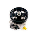 Straight Up Plug And Play Power Steering Pump for 2005 to 2014 Subaru models, heavy-duty design with black pulley.
