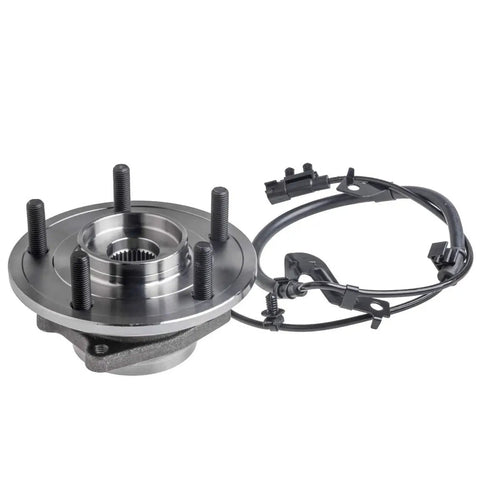 Rear Right Wheel Hub And Bearing Assembly Fits Dodge Journey 2009 To 2019 with 5 Lug ABS configuration side view.